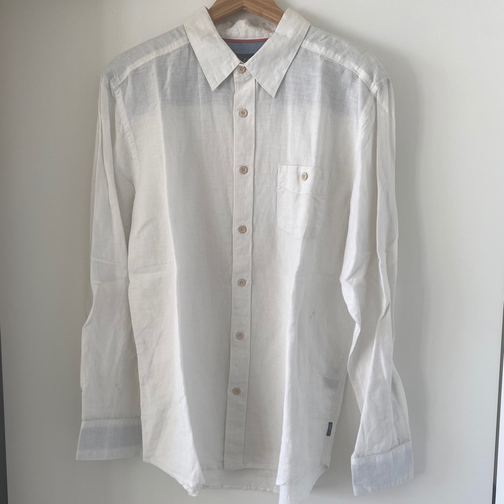 Cova Linen Long Sleeve Button Down